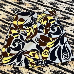 Zara graphic mini skirt